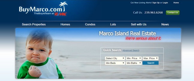 Marco Island MLS screenshot